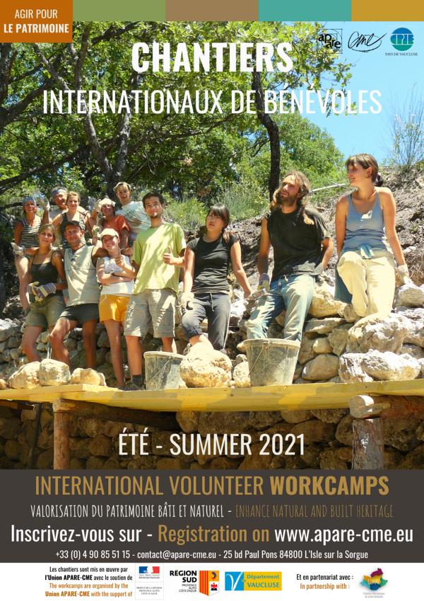 Chantiers De B n voles Union APARE CME En Provence Des Vacances Chantiers De B n voles Union APARE CME En Provence Des Vacances